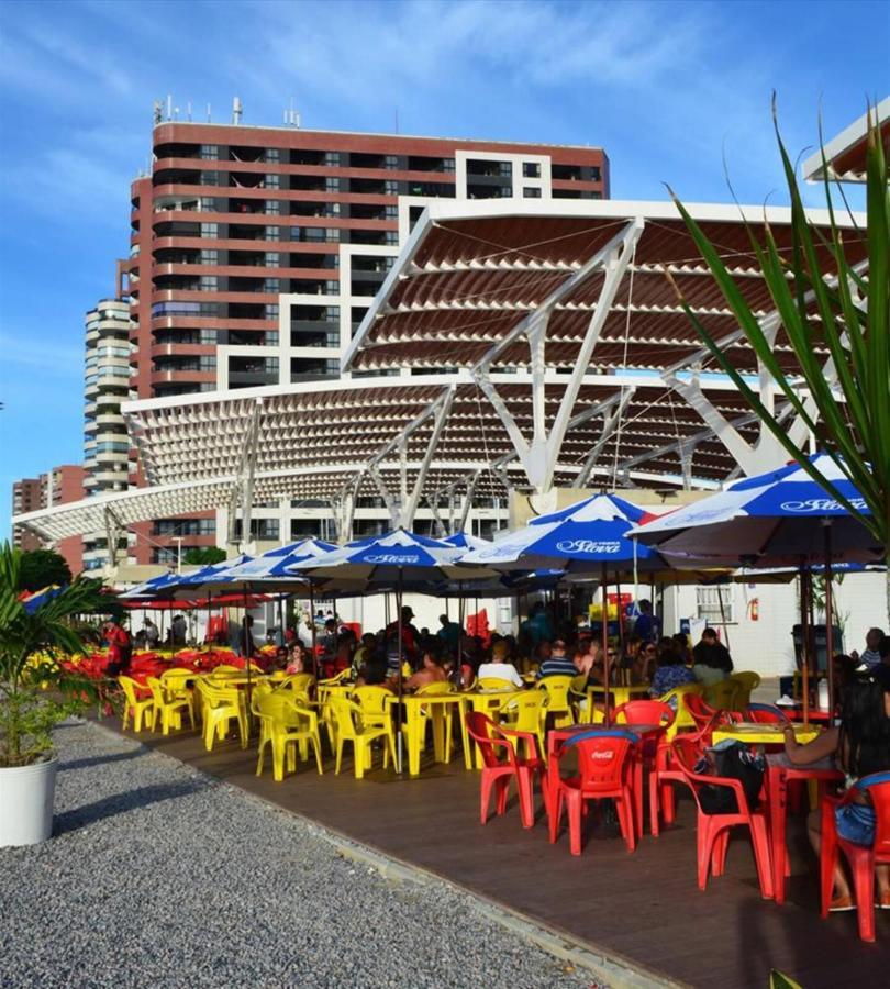 Flat Luxuoso Alto Padrao Frente Mar Com 2 Suites No Iate Plaza Fortaleza  Ngoại thất bức ảnh