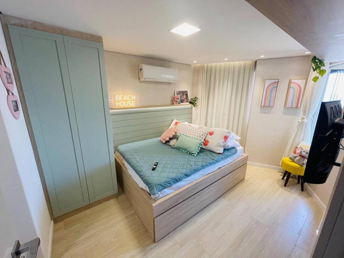 Flat Luxuoso Alto Padrao Frente Mar Com 2 Suites No Iate Plaza Fortaleza  Ngoại thất bức ảnh